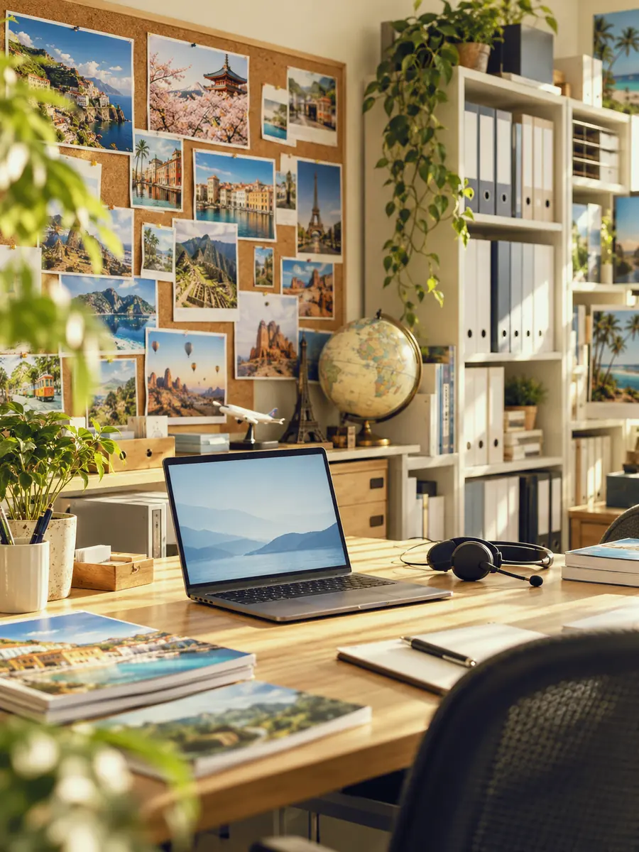 バックヤードで作業するスタッフ